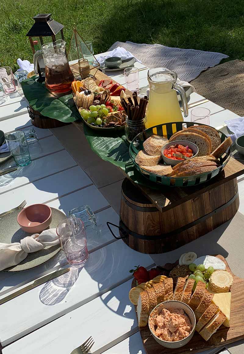 Tropical Treat Package Pixi Picnics Luxury Picnic Hire